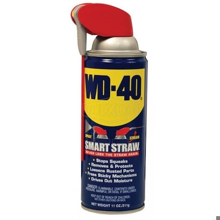 Dixon ALL-PURPOSE SMART STRAW SPRAY LUBRICANT, 11 OZ AEROSOL CAN, 0.8169 WD40